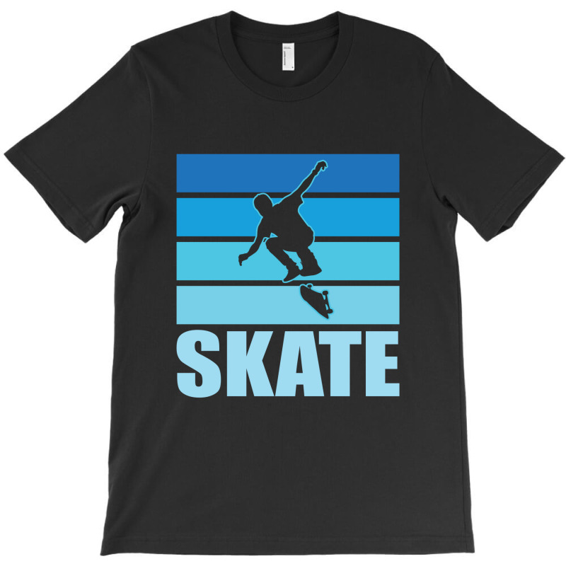 Blue Skate Skateboarder Skateboarding 23418429 T-shirt | Artistshot