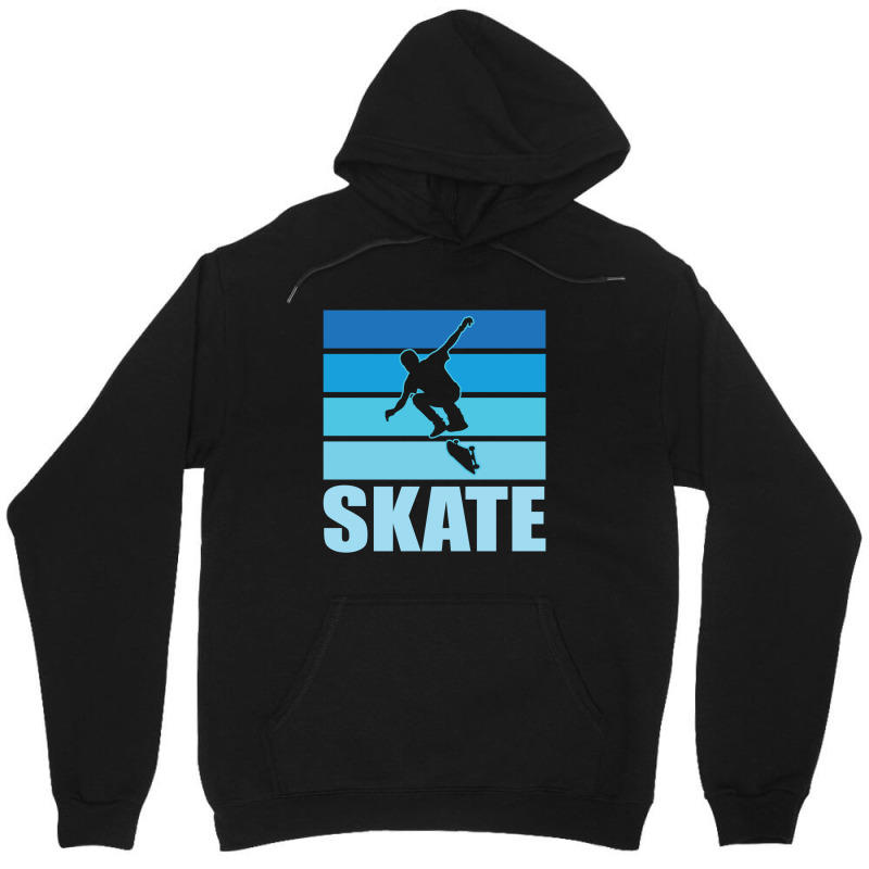 Blue Skate Skateboarder Skateboarding 23418429 Unisex Hoodie | Artistshot