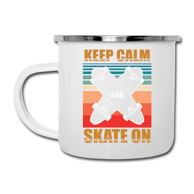 Cool Skateboarding Keep Calm 23418410 Camper Cup | Artistshot