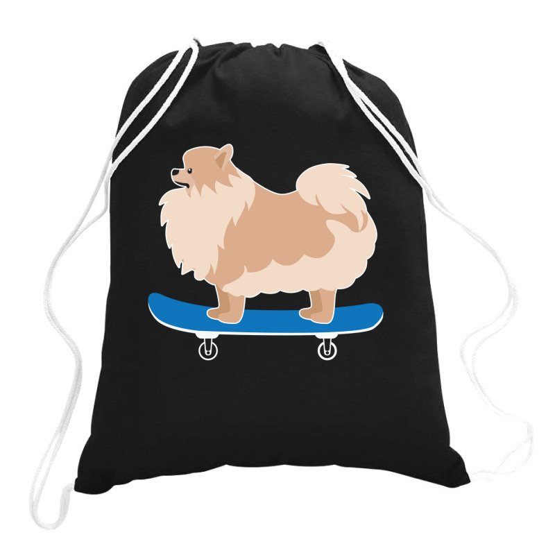 Funny Skateboarding Bassett Hound Dog 23418523 Drawstring Bags | Artistshot