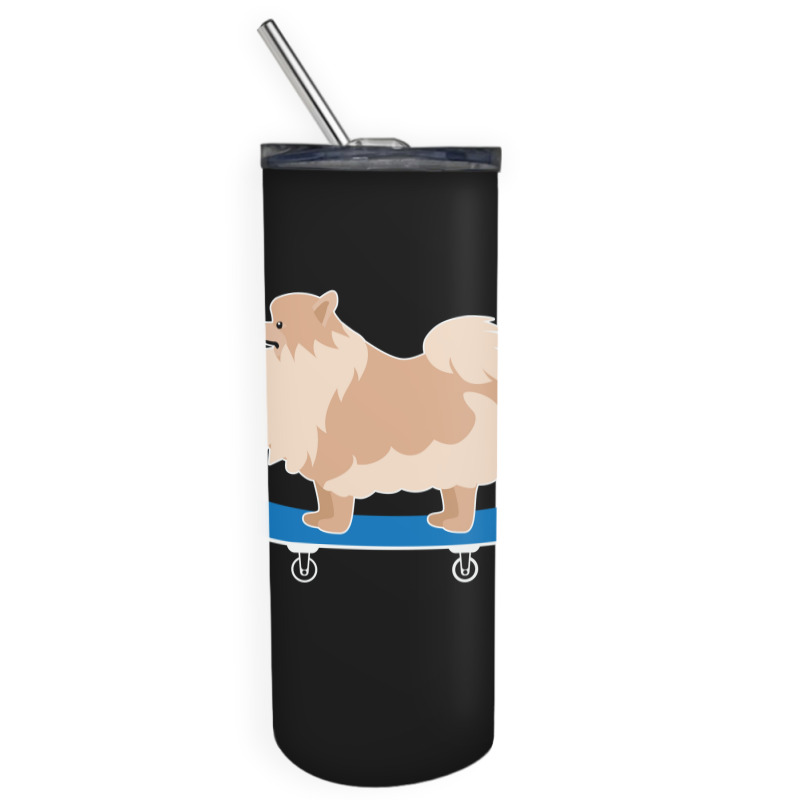 Funny Skateboarding Bassett Hound Dog 23418523 Skinny Tumbler | Artistshot