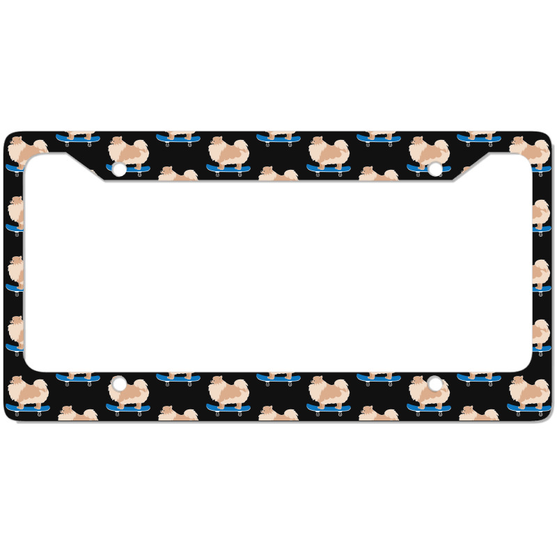 Funny Skateboarding Bassett Hound Dog 23418523 License Plate Frame | Artistshot