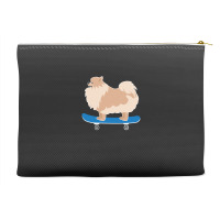 Funny Skateboarding Bassett Hound Dog 23418523 Accessory Pouches | Artistshot