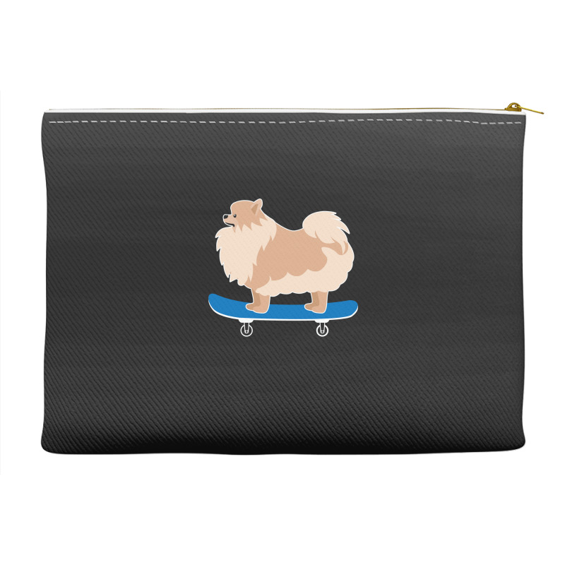 Funny Skateboarding Bassett Hound Dog 23418523 Accessory Pouches | Artistshot