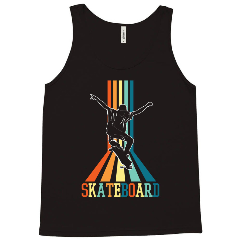 Retro Skateboard Skateboarding 23418449 Tank Top | Artistshot