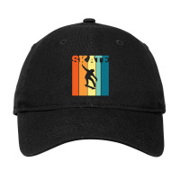 Retro Skate Skateboarder Skateboarding 23418453 Adjustable Cap | Artistshot