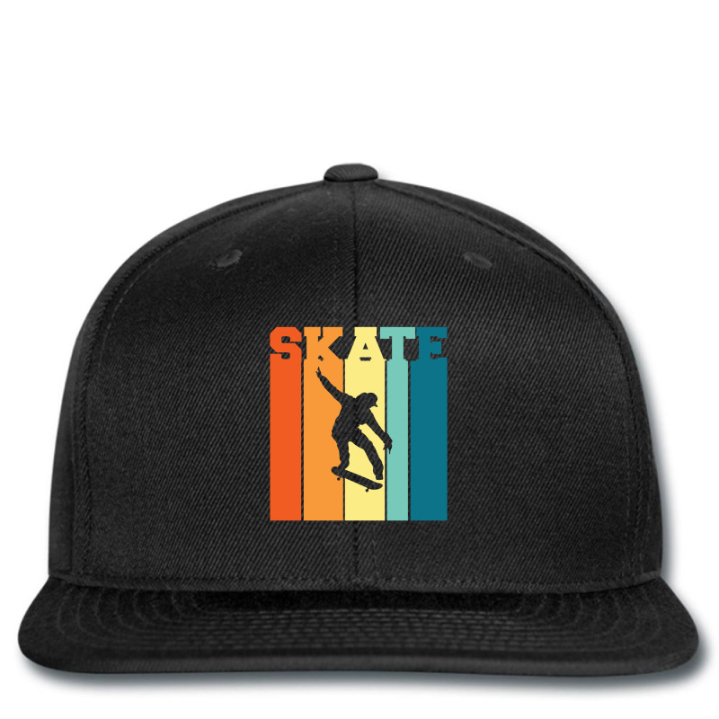 Retro Skate Skateboarder Skateboarding 23418453 Printed Hat | Artistshot