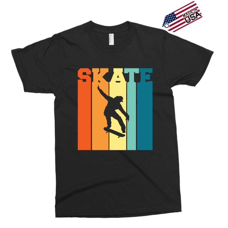 Retro Skate Skateboarder Skateboarding 23418453 Exclusive T-shirt | Artistshot