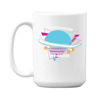 Skateboarding Is My Cardio Cool 23418390 15 Oz Coffee Mug | Artistshot