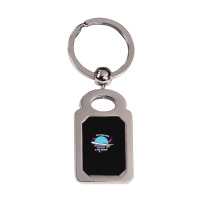 Skateboarding Is My Cardio Cool 23418390 Silver Rectangle Keychain | Artistshot