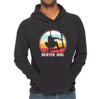 Skater Girl Skateboard Skateboarding 23418469 Vintage Hoodie | Artistshot