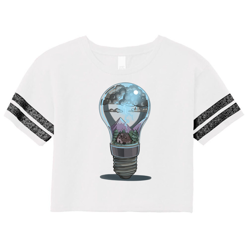 Storm Bulb Scorecard Crop Tee by Owen | Artistshot