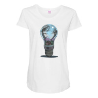 Storm Bulb Maternity Scoop Neck T-shirt | Artistshot