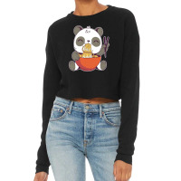 Ramen Panda Cropped Sweater | Artistshot