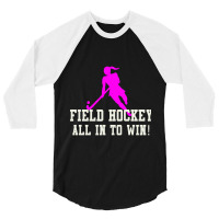 Girls Field Hockey For Kids And Adults Long Sleeve T Shirt 3/4 Sleeve Shirt | Artistshot