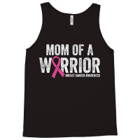 Womens Breast Cancer Awareness Month Pink Ribbon Mom Of A Warrior T Sh Tank Top | Artistshot