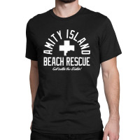 Amity Island Beach Rescue Classic T-shirt | Artistshot