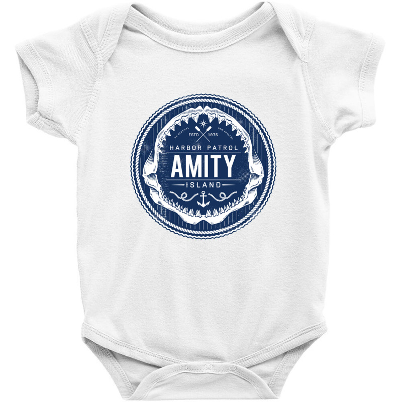 Amity Island Harbor Patrol Baby Bodysuit by Austiner | Artistshot