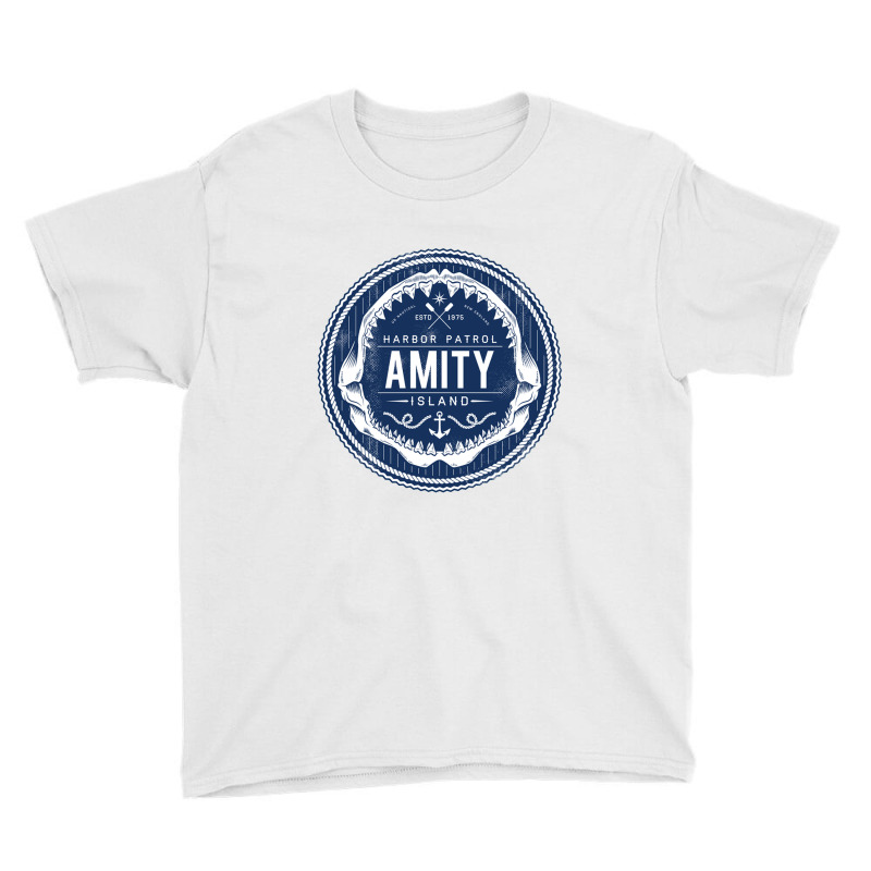 Amity Island Harbor Patrol Youth Tee by Austiner | Artistshot