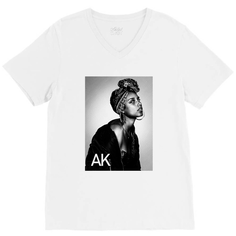 Alicia Keys 2 V-neck Tee | Artistshot