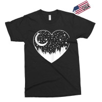 Love Outdoors On Moonlit Night, Crescent Moon, Stars, Forest Tank Top Exclusive T-shirt | Artistshot