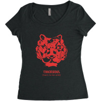 Tiger Soul Futuristic Women's Triblend Scoop T-shirt | Artistshot