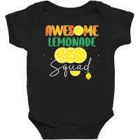 Awesome Lemonade Squad Lemon Lovers Group Matching Baby Bodysuit | Artistshot