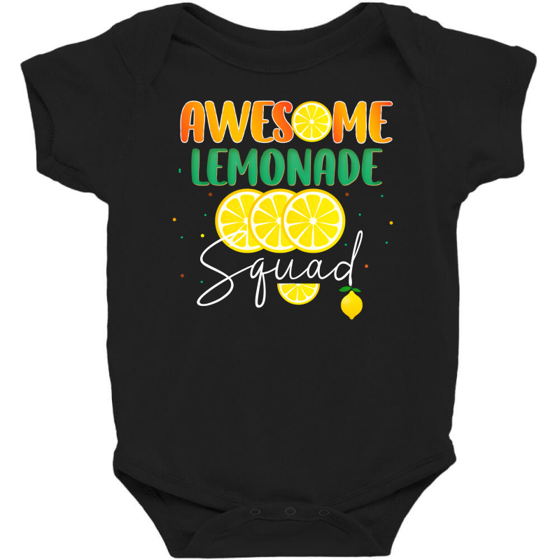 Awesome Lemonade Squad Lemon Lovers Group Matching Baby Bodysuit by LalalaBoutique | Artistshot