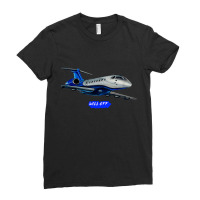 Well Off Private Jet T Shirt Ladies Fitted T-shirt | Artistshot