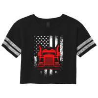 Us Trucking Scorecard Crop Tee | Artistshot