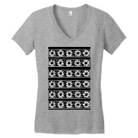 White Flower Series Women's V-neck T-shirt | Artistshot