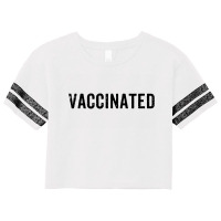 Vaccinated Pro Vaccine Scorecard Crop Tee | Artistshot