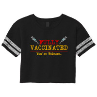 Vaccinated Vaccine Vaccination Gift I Fun Pro Vaccination Scorecard Crop Tee | Artistshot