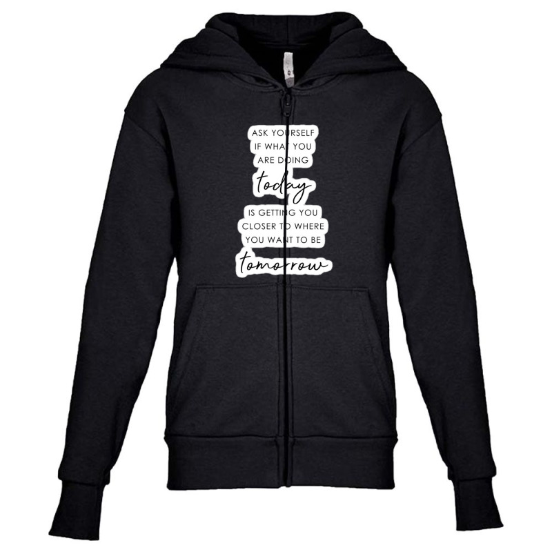 Every Time I Look Into Your Eyes I See My Future There 42745106 Youth Zipper Hoodie by suzahra11 | Artistshot