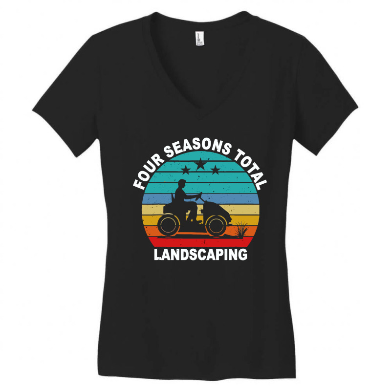 Four Season Total Landscaping Women's V-Neck T-Shirt by cagurdenny | Artistshot