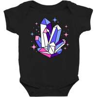 Omnisexual Pride Crystals Omnisexual Pride T Shirt Baby Bodysuit | Artistshot