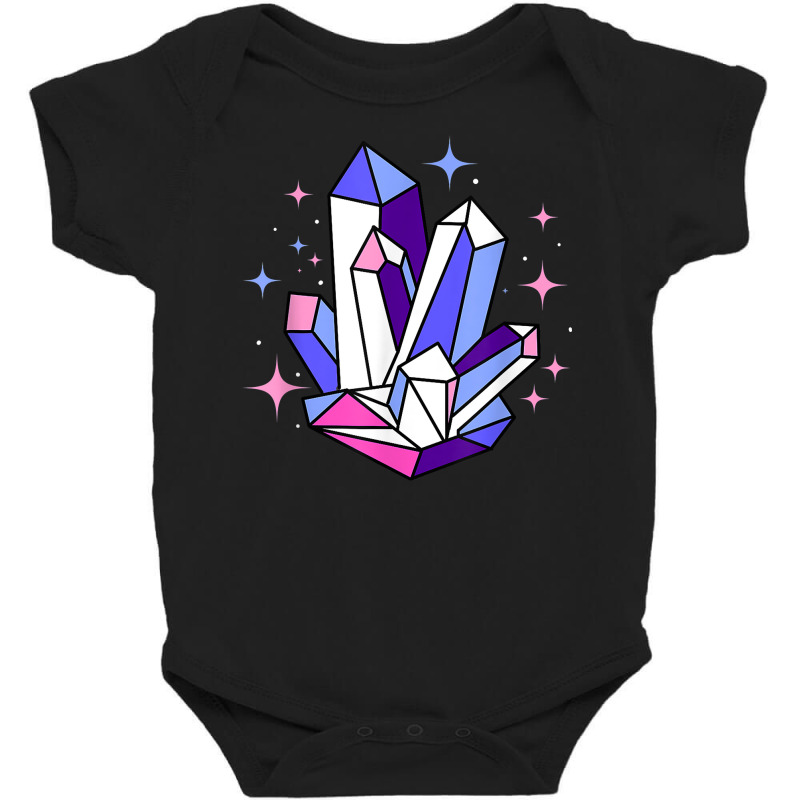 Omnisexual Pride Crystals Omnisexual Pride T Shirt Baby Bodysuit by ReagerAero | Artistshot