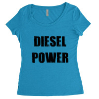 Diesel Power Truck Mechanic Women's Triblend Scoop T-shirt | Artistshot