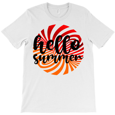Summer Beach Salty Beach Summer Shirt Beach Babe Hello Summer 4 T-shirt Designed By Zeyneb Ela