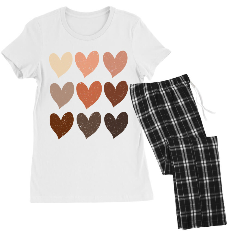 Diversity Hearts, Skin Tone Hearts Women's Pajamas Set | Artistshot