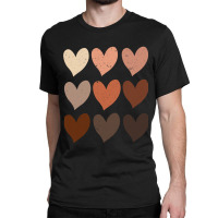 Diversity Hearts, Skin Tone Hearts Classic T-shirt | Artistshot