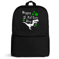 Happy St. Pat Trex Day Dinosaur St. Patrick's Day Backpack | Artistshot