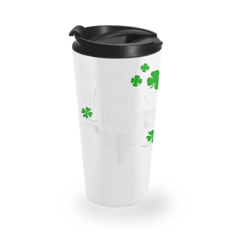 Happy St. Pat Trex Day Dinosaur St. Patrick's Day Travel Mug | Artistshot