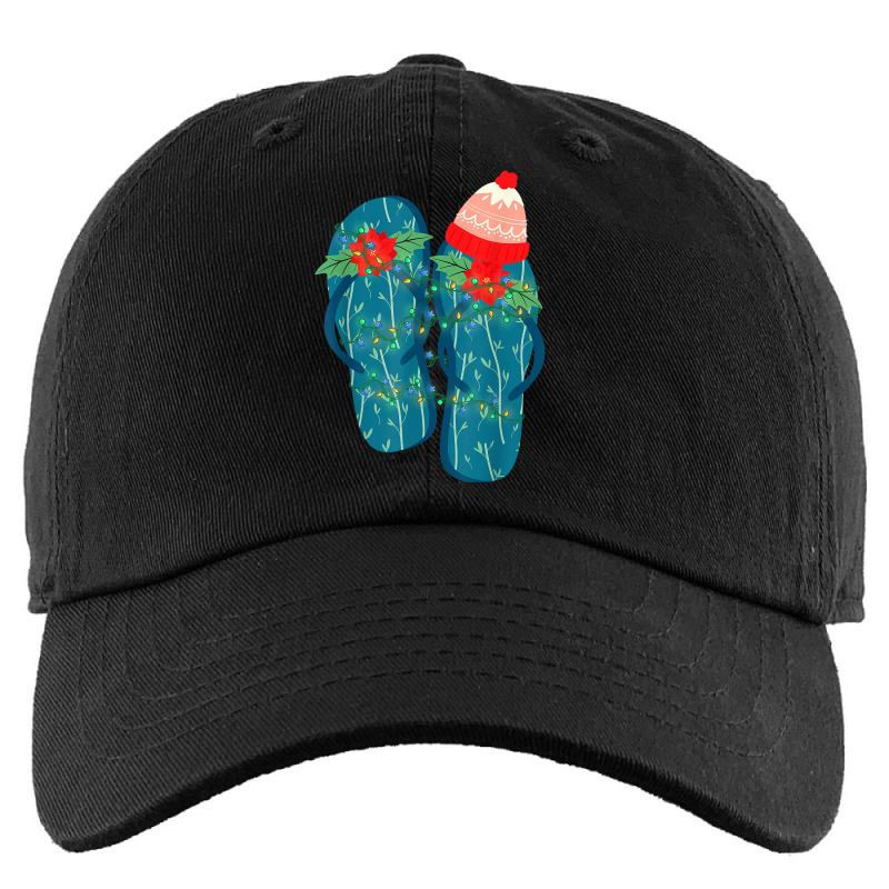 Flip Flops Hawaiian Xmas Summer Vacation Christmas In July T Shirt Kids Cap | Artistshot