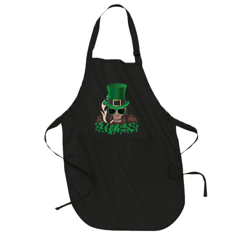 Sasquatch St. Patrick's Day Full-length Apron | Artistshot