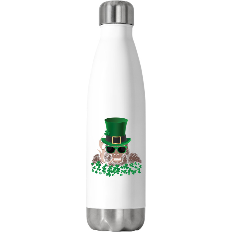 Sasquatch St. Patrick's Day Stainless Steel Water Bottle | Artistshot