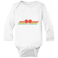 Retro Table Tennis   Vintage Ping Pong Pullover Hoodie Long Sleeve Baby Bodysuit | Artistshot