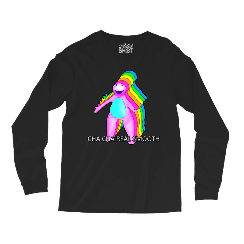 Cha Cha Real Smooth Barney Meme Long Sleeve Shirts | Artistshot