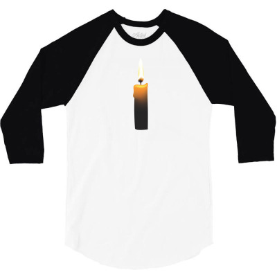 Romintic Candle T-shirts 3/4 Sleeve Shirt Designed By Junaidk