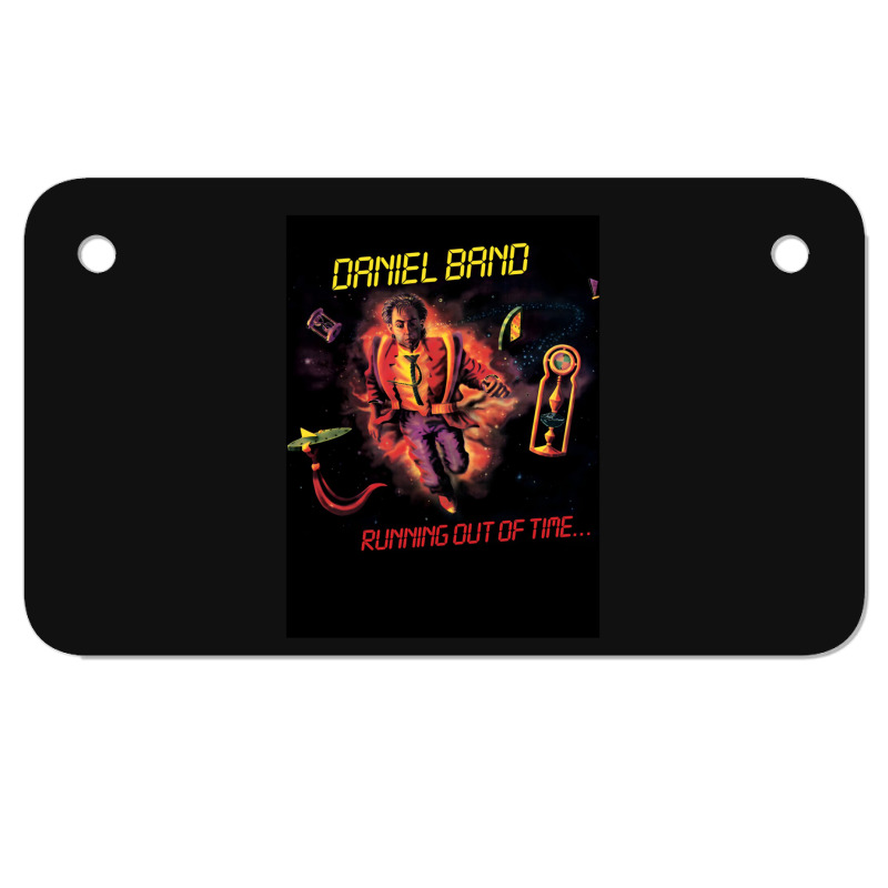 Running Of Time Game Motorcycle License Plate | Artistshot